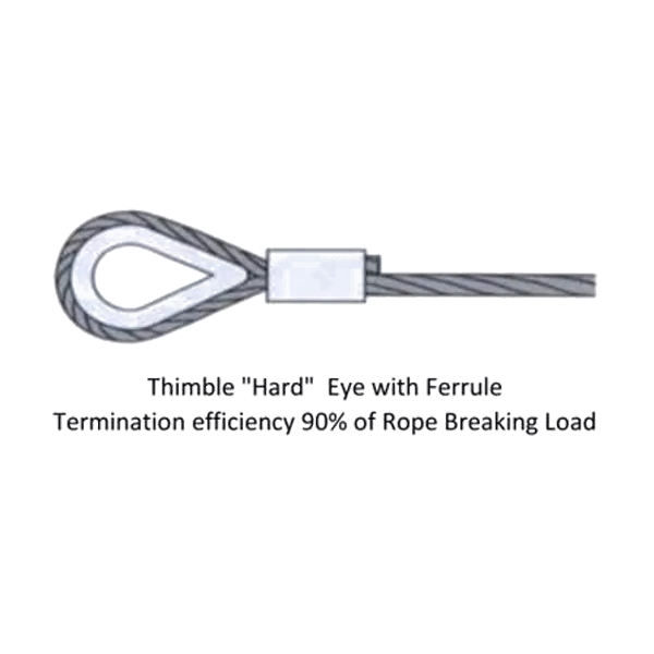 Thimble Hard Eye With  Ferrule